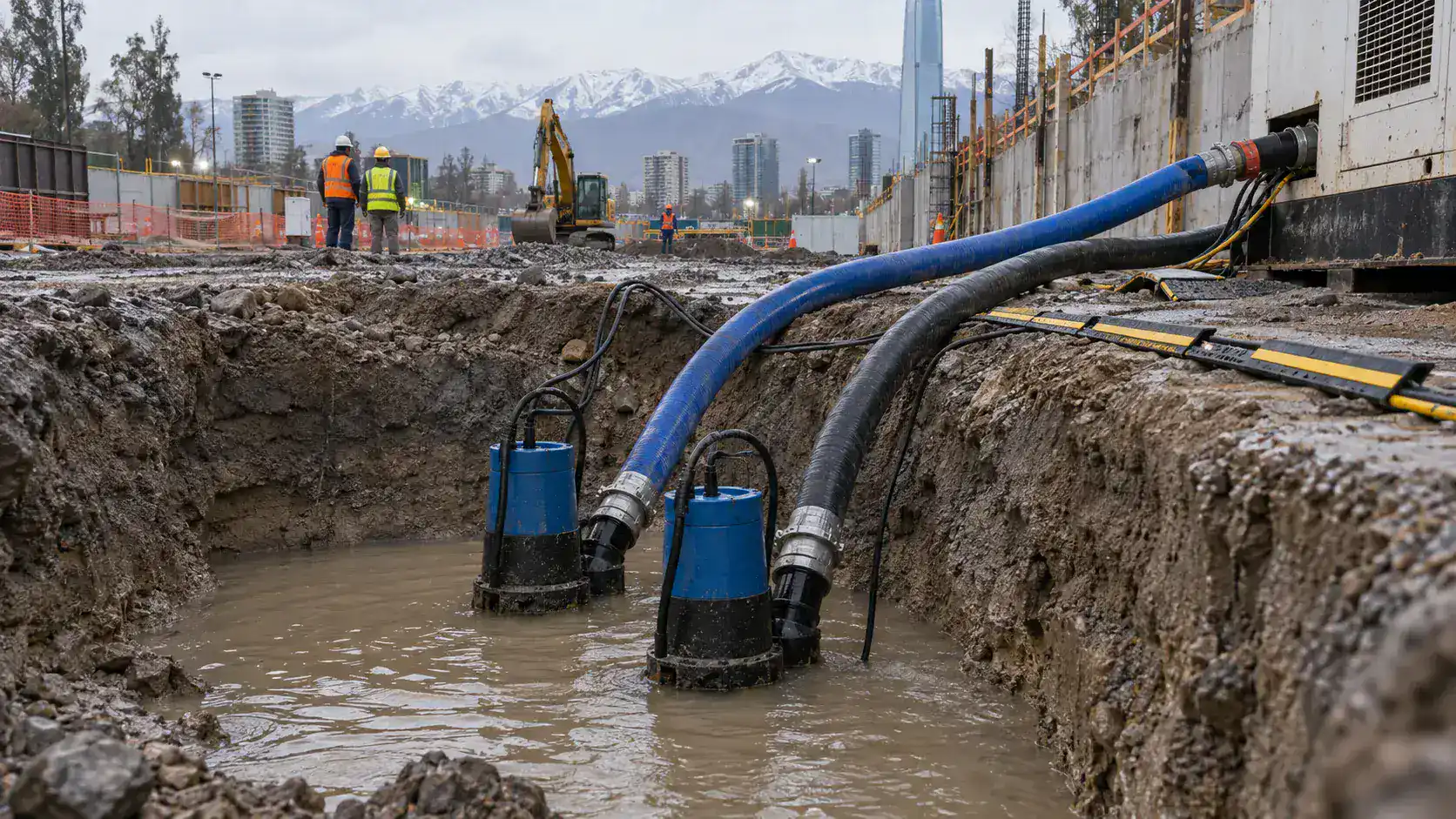 Drenaje de excavación · Región Metropolitana
